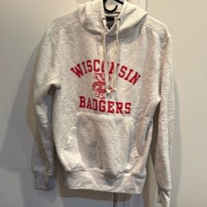 Signature Gray Wisconsin Badgers Hoodie